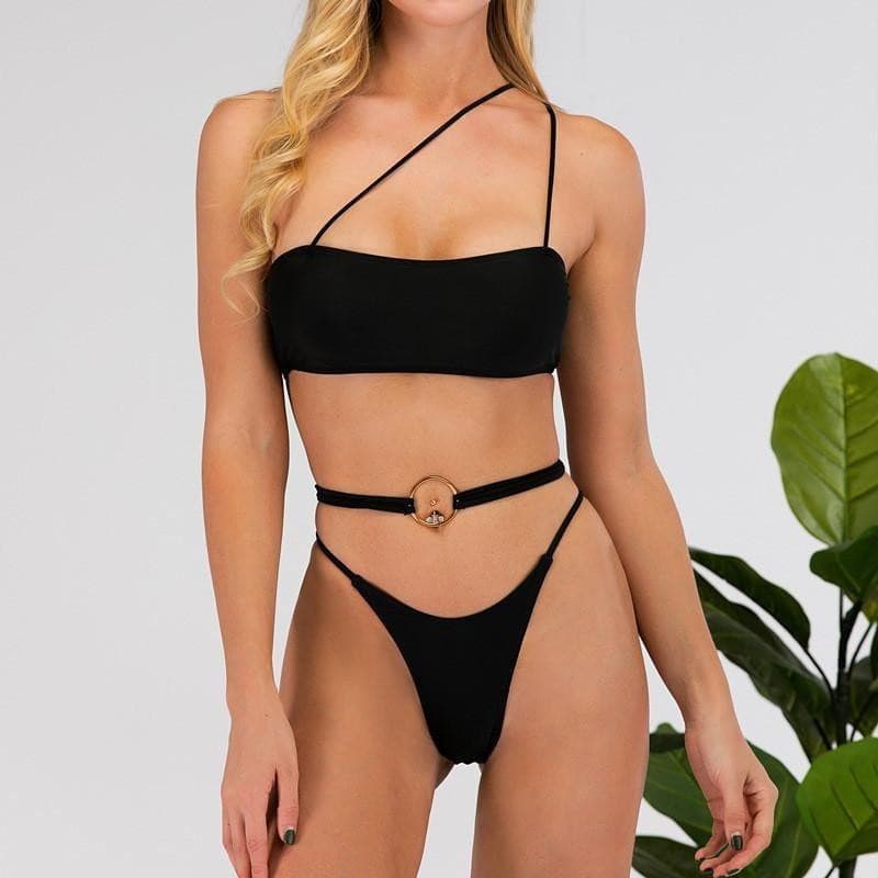 sexy black bikini