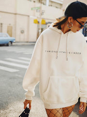 street casual plus size hoodie