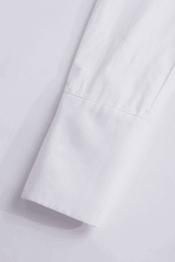 Pocket-Detail Raw Hem Crop Shirt