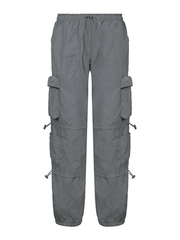 Pocket Patched Drawstring Cargo Pants