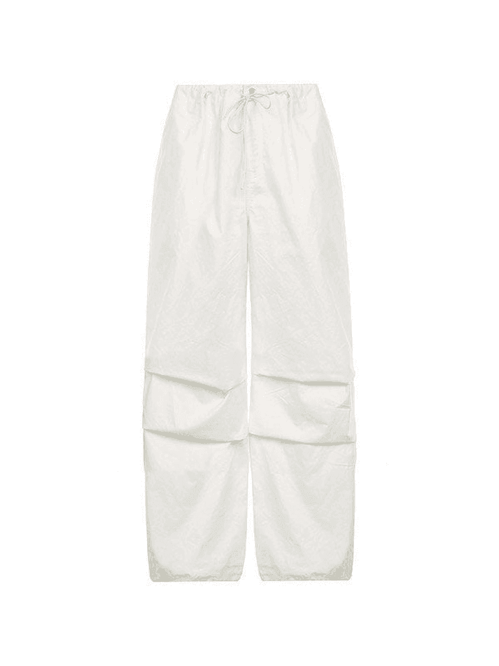 Ruched Low Waist Baggy Cargo Pants